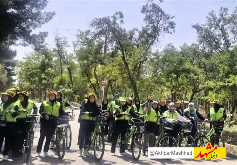 استقرار ۱۴۵ دستگاه دوچرخه بایدو در بوستان‌های بانوان مشهد