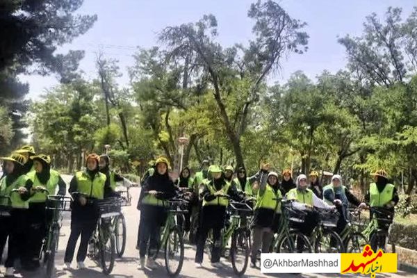 استقرار ۱۴۵ دستگاه دوچرخه بایدو در بوستان‌های بانوان مشهد