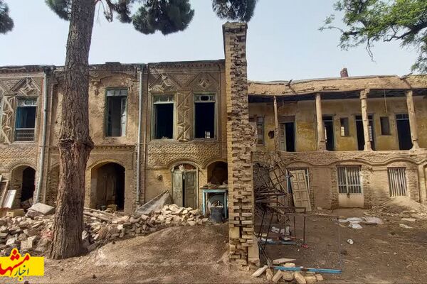 عملیات مرمت و بازپیرایی خانه تاریخی مجتهدی نیشابور آغاز شد
