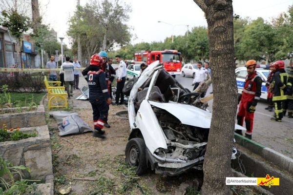 ۵۸۸ تصادف در روز گذشته در کلانشهر مشهد