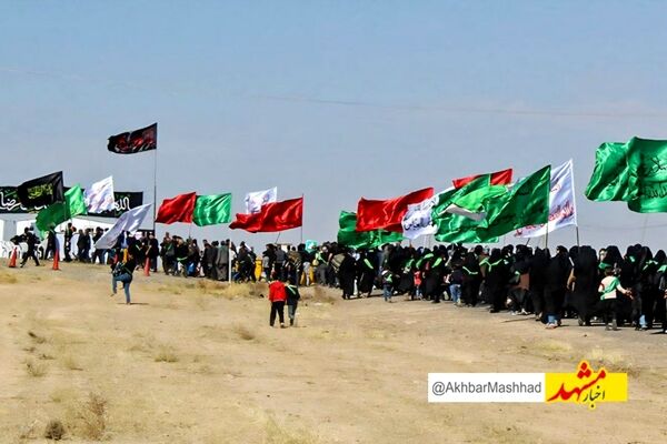 ورود ۳۹۴ هزار زائر پیاده به مشهد تا شامگاه ۳۱ مرداد
