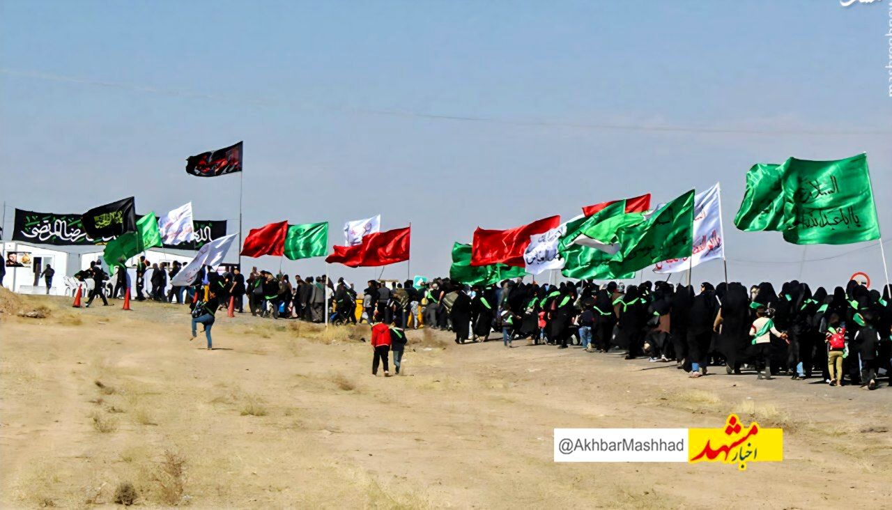 ورود ۳۹۴ هزار زائر پیاده به مشهد تا شامگاه ۳۱ مرداد