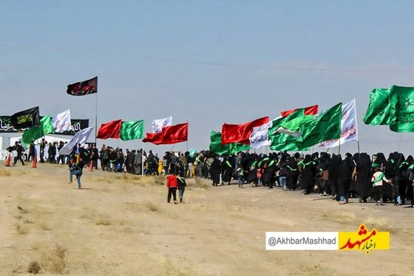 ورود ۳۹۴ هزار زائر پیاده به مشهد تا شامگاه ۳۱ مرداد
