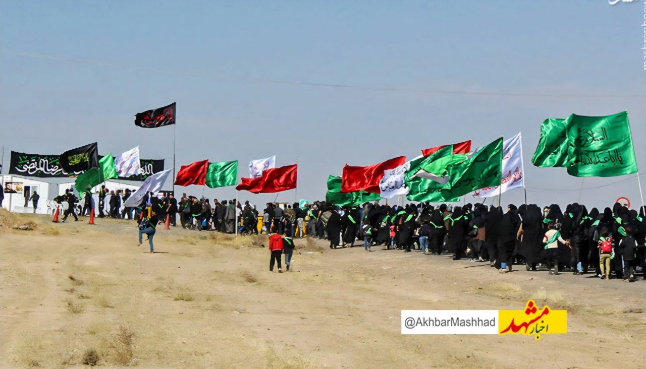 ورود ۳۹۴ هزار زائر پیاده به مشهد تا شامگاه ۳۱ مرداد