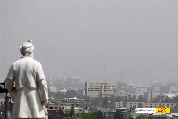پنجمین روز پیاپی آلودگی هوا در کلانشهر مشهد ثبت شد