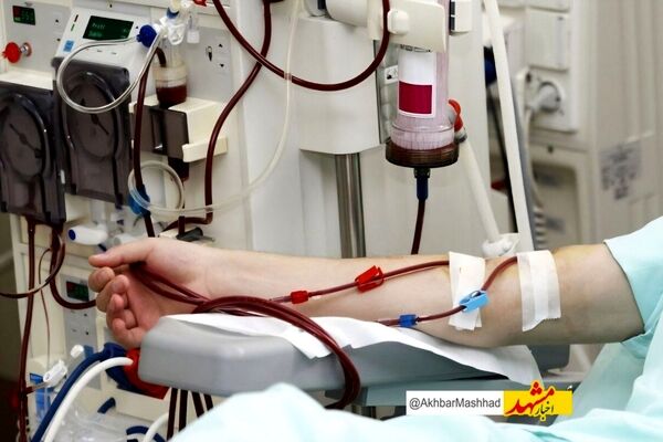 ۱۰۰۰ بیمار در بیمارستان منتصریه مشهد هر ماه دیالیز می‌شوند