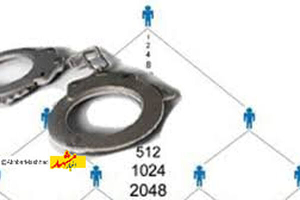 دستگیری6 سرشاخه یک شرکت هرمی در مشهد 
