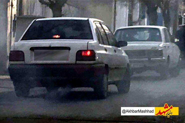 پراید؛ صدرنشین خودروهای آلاینده مشهد