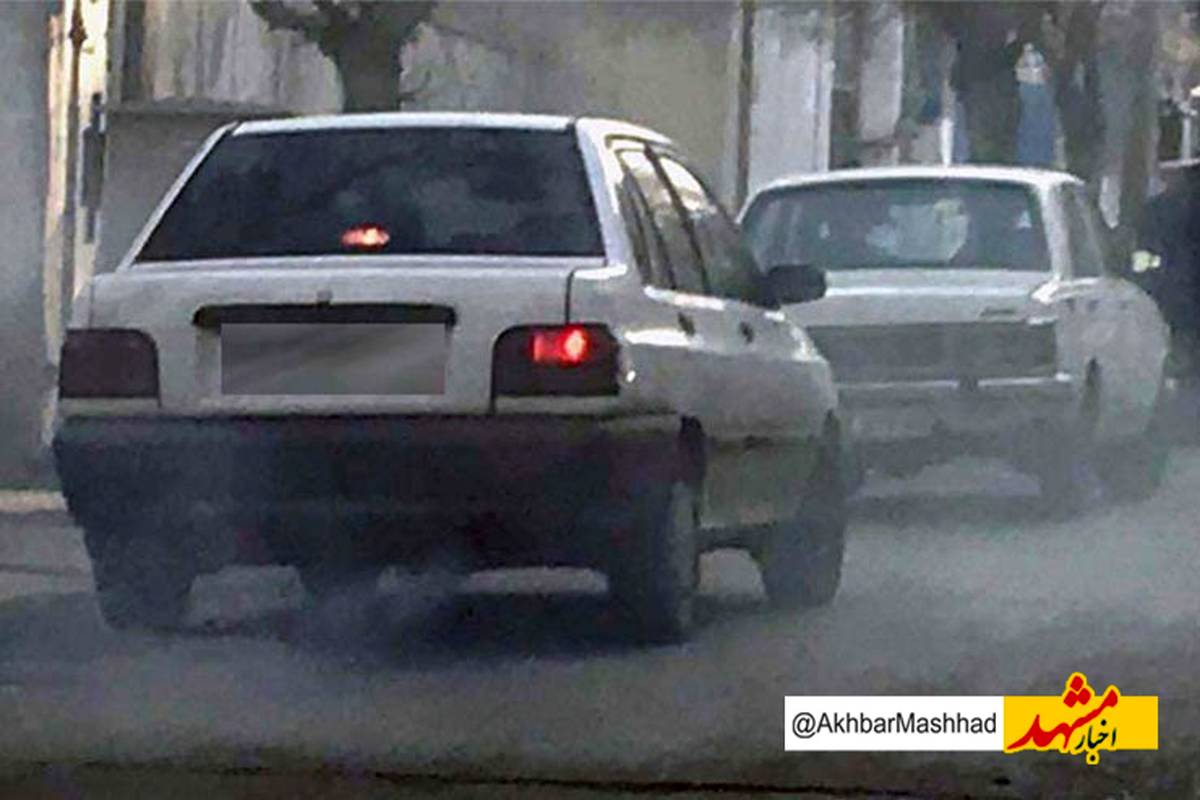 پراید؛ صدرنشین خودروهای آلاینده مشهد