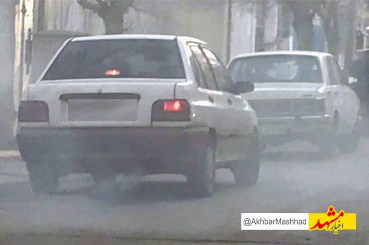 پراید؛ صدرنشین خودروهای آلاینده مشهد