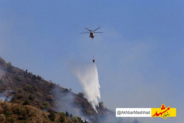 پهباد اطفا حریق در آتش‌نشانی مشهد وارد مرحله عملیاتی شد