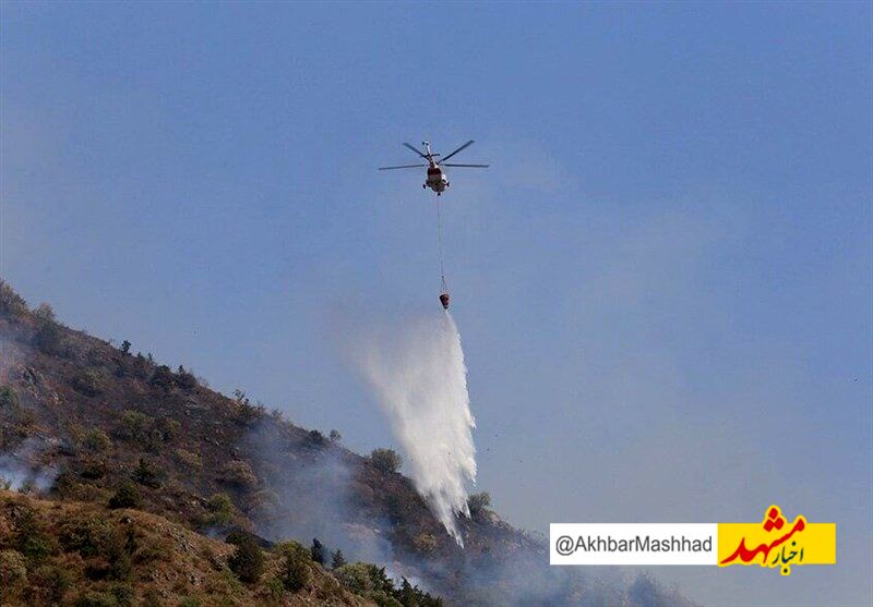 پهباد اطفا حریق در آتش‌نشانی مشهد وارد مرحله عملیاتی شد