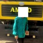 توقیف کامیون با راننده ۱۲ ساله