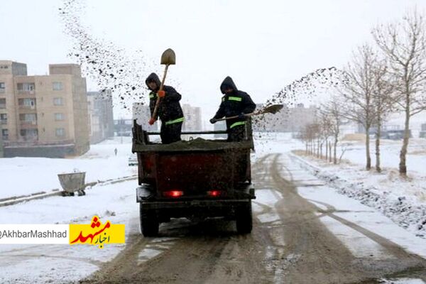 آماده‌باش ۱۰۰ درصدی نیروها و تجهیزات خدمات شهری تا شنبه ادامه دارد