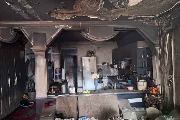 مهار حریق منزل مسکونی در محله مسلم بدون خسارت جانی 
