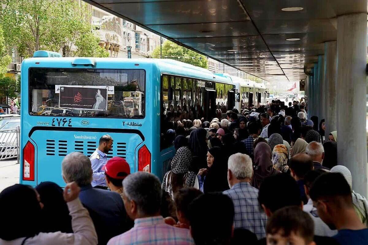 سرویس‌دهی رایگان برخی خطوط اتوبوسرانی مشهد در روز زیارتی امام رضا (ع) (دوشنبه ۲۱ اردیبهشت‌ماه)