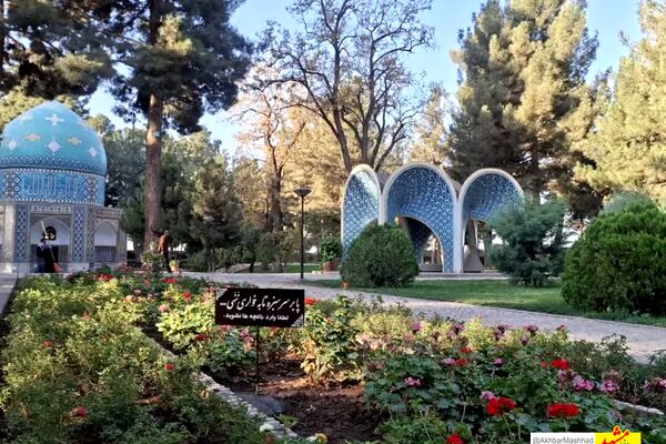 احیای فضای سبز باغ آرامگاهی عطار و کمال‌الملک در نیشابور به پایان رسید