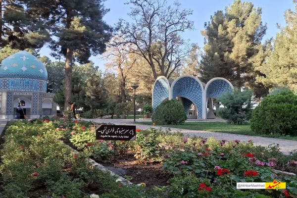 احیای فضای سبز باغ آرامگاهی عطار و کمال‌الملک در نیشابور به پایان رسید