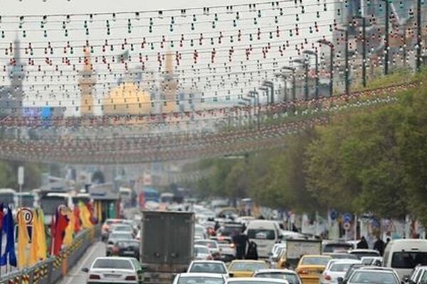 اعمال محدودیت‌های ترافیکی مقطعی در اطراف حرم مطهر رضوی در روز عرفه و عید سعید قربان
