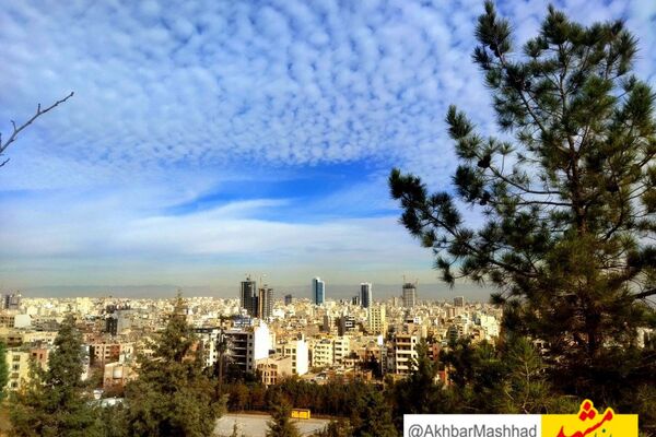 هوای کلانشهر مشهد در شرایط «سالم» قرار دارد