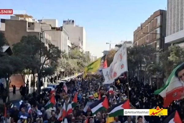 برگزاری راهپیمایی بشارت نصر در خراسان رضوی