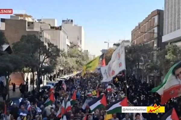 برگزاری راهپیمایی بشارت نصر در خراسان رضوی