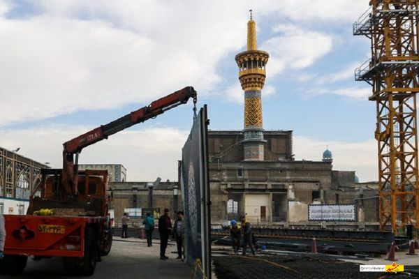 ۴۰ هزار مترمربع طرح‌ عمرانی در حرم رضوی در حال اجرا است