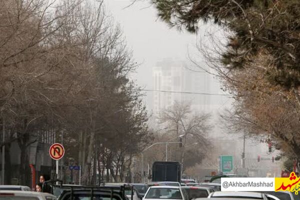 افزایش آلاینده‌های جوی در مشهد تا ظهر شنبه/ وزش باد شدید و گردوخاک در راه خراسان رضوی