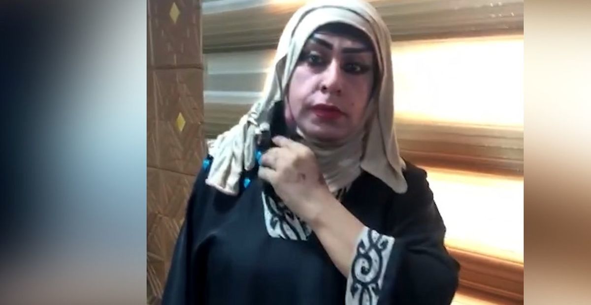 متهم به سرقت با پوشش زنانه در دام پلیس افتاد/ ویدئو