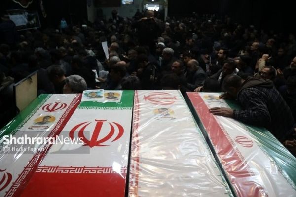 مراسم تشییع پیکر ۴ شهید دفاع از وطن، در مشهد برگزار شد (۱۶ اسفند ۱۴۰۴)