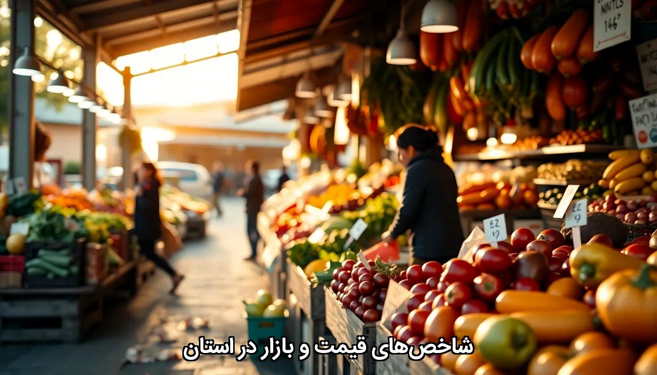 شاخص‌های قیمت و بازار در استان