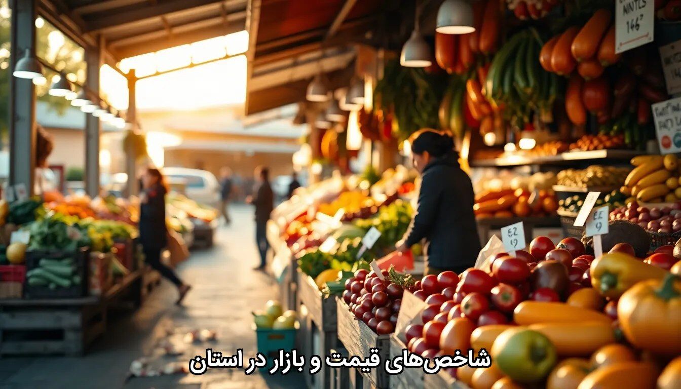 شاخص‌های قیمت و بازار در استان