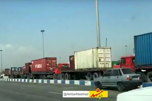 ممنوعیت تردد خودروهای سنگین در جاده‌های خراسان رضوی تا ساعت ۲۰