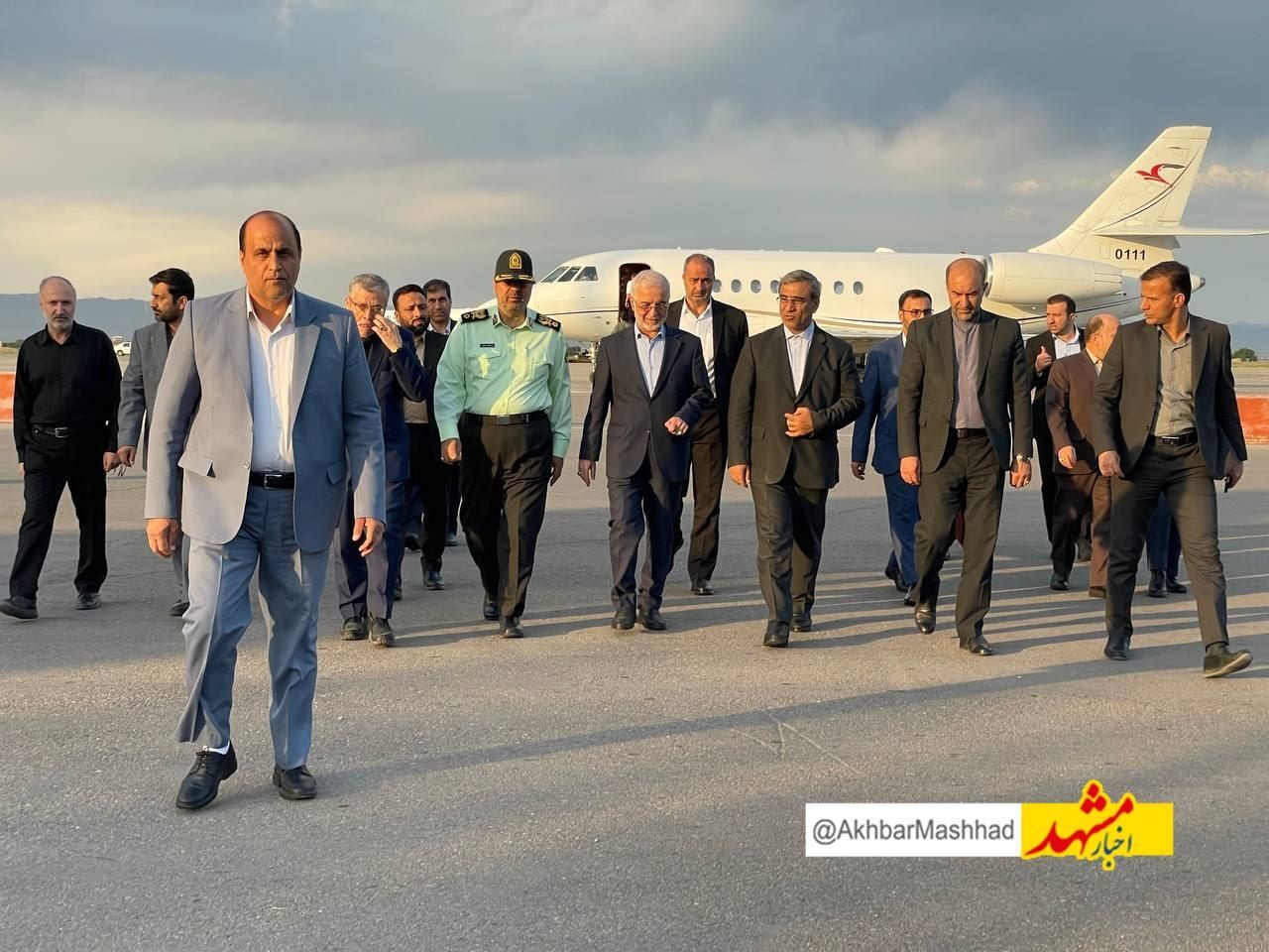  وزیر کشور پس از بازگشت از تاجیکستان وارد مشهد شد