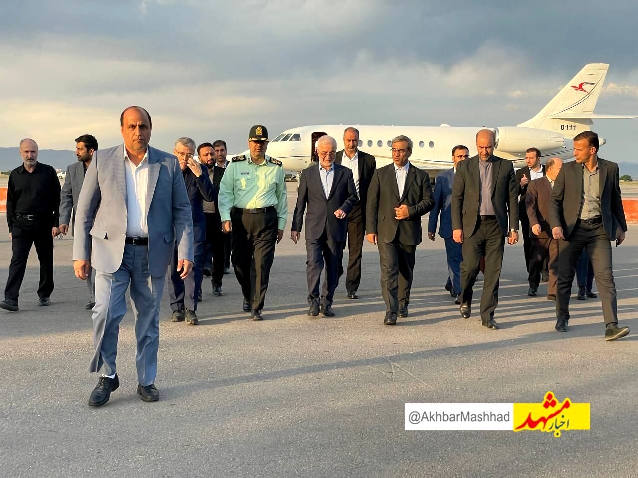  وزیر کشور پس از بازگشت از تاجیکستان وارد مشهد شد