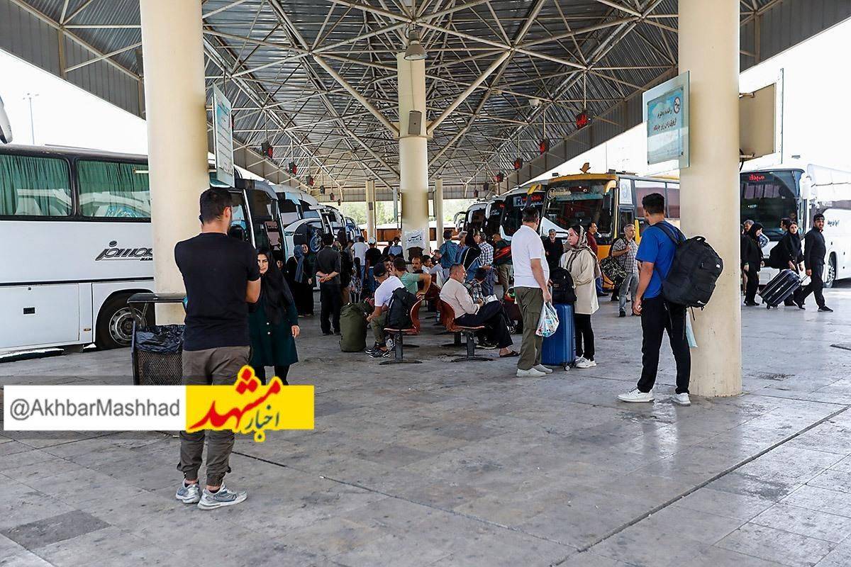 بسیج ۶ هزار اتوبوس برای خروج زائران از مشهد